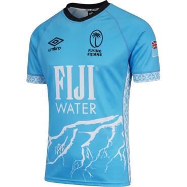 UMBRO FIJI RUGBY MENS REPLICA FLYING FIJIAN AWAY JERSEY