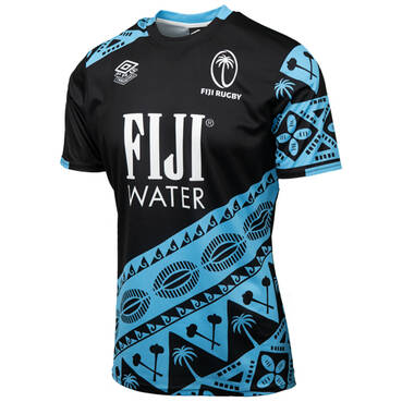 UMBRO FIJI RUGBY MENS REPLICA FLYING FIJIAN PRE MATCH TEE